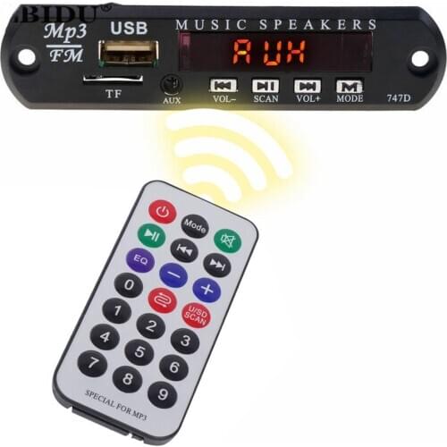 USB Port Infrared Control Decoder Board MP3 Audio Module Panel Infrared Speaker Module Automobile Replacement Accessories