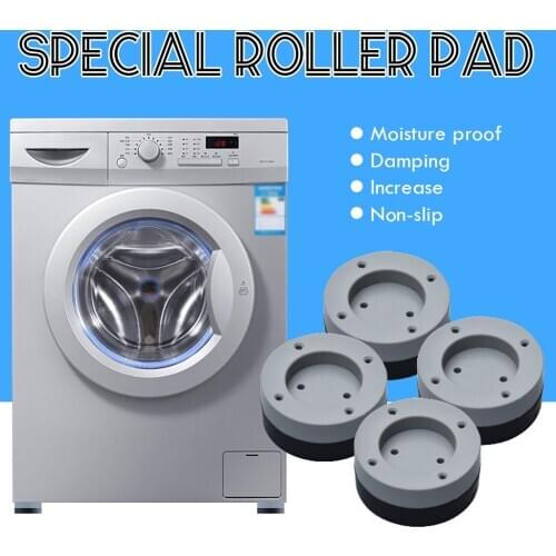 IN STOCK！Shock pad of washing machine Anti-slip And Noise-reducing Washing Machine Feet Rubber Anti-vibration Pad 4PCS