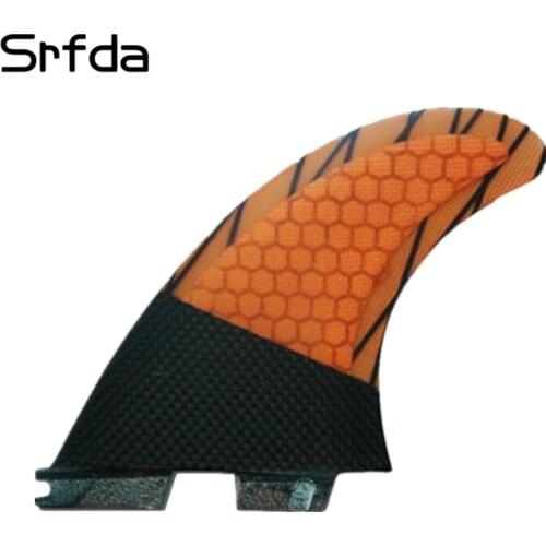 Srfda High quality surfboard fin FCS II G5 surf fins with fiberglass honey comb material for surfing 003 SIZE M