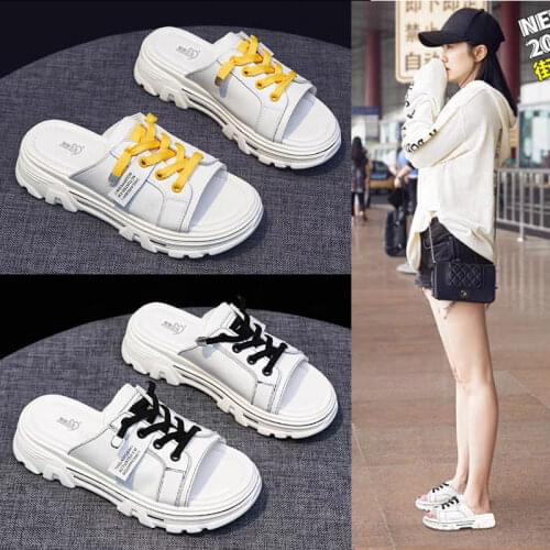 Hot Fashion Casual Sneakers Wedges Heels Slides Women Sandals Comfort Platform Slippers Light Slaps Women Shoes Summer Peep Toe