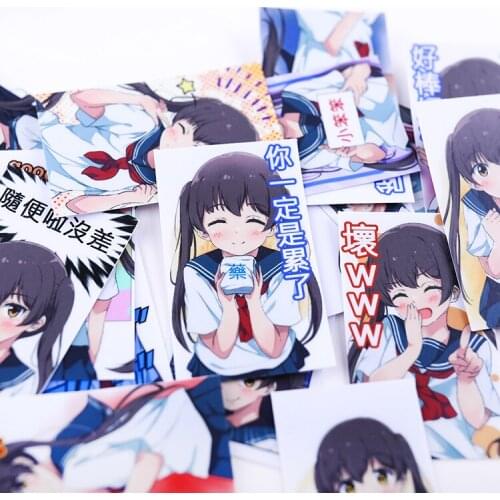 18pcs Anime Girl stickers/Scrapbooking Stickers /Decorative Sticker /DIY Craft Photo Albums