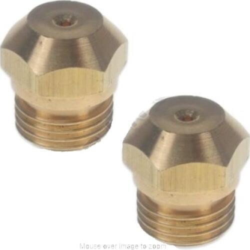 2 x M10X1 SCREW IN THREADED GAS BURNER JET NOZZLE INJECTORS OVEN COOKER GRIDDLE