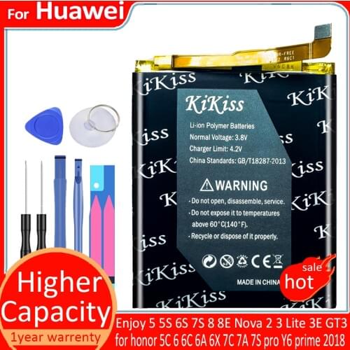 Battery For Huawei Enjoy 5 5S 6S 7S 8 8E honor 5C 6 6C 6A 6X 7C 7A 7S pro Nova 2 3 Lite 3E GT3 Y6 prime 2018 HB366496ECW Battery