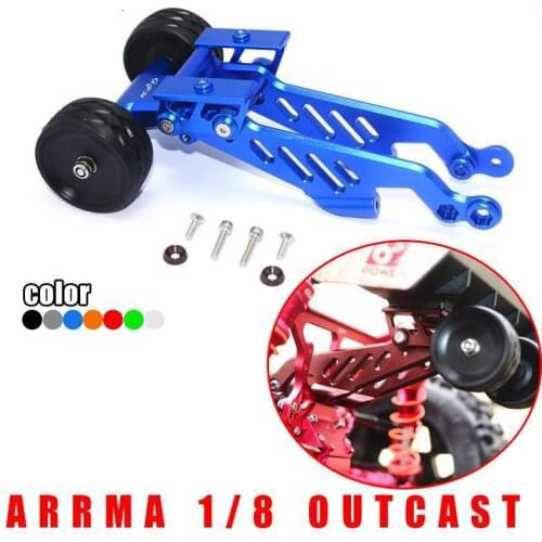 ARRMA 1/8RC car OUTCAST aluminum alloy with anti-tipping double rollers 5th tires head-up tires ARRMA-AR320366