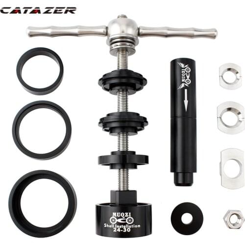 Catazer Bicycle Bottom Bracket Install and Removal Tool Axle Disassembly for BB86/30/92/PF30 Mountain Bike Road Fixed Gear