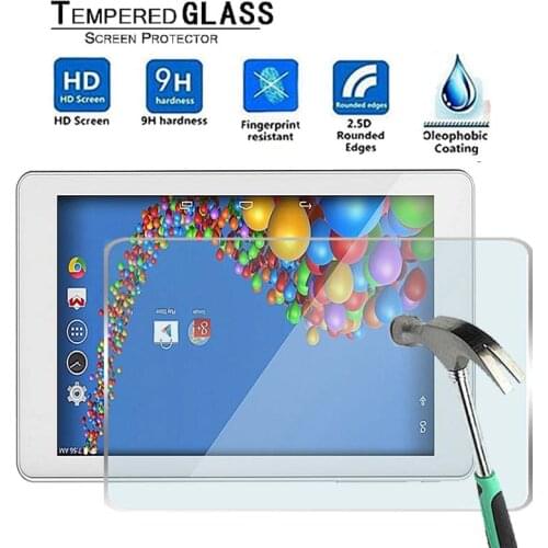 For Argos Bush Breezie 10" -Premium Tablet 9H Tempered Glass Screen Protector Film Protector Guard Cover