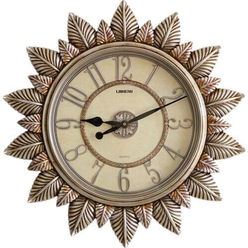 Europe Simple Clock Modern Design Luxury Creative Silent Wall Watch Living Room Fashion Reloj Pared Industrial Decor EC50ZB