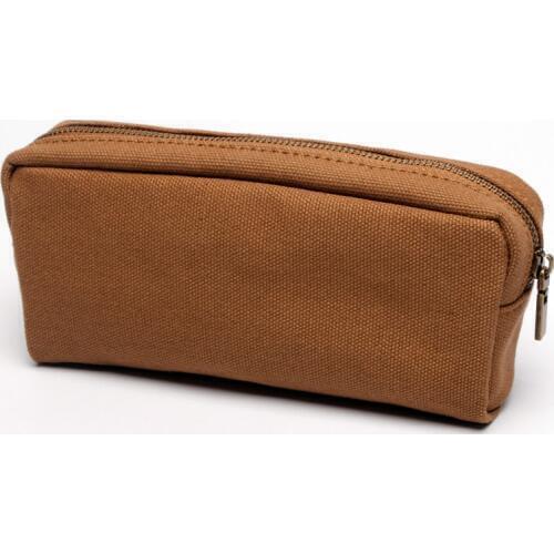 Pure cotton canvas simple large capacity men and women small fresh pencil case stationery box middle school students