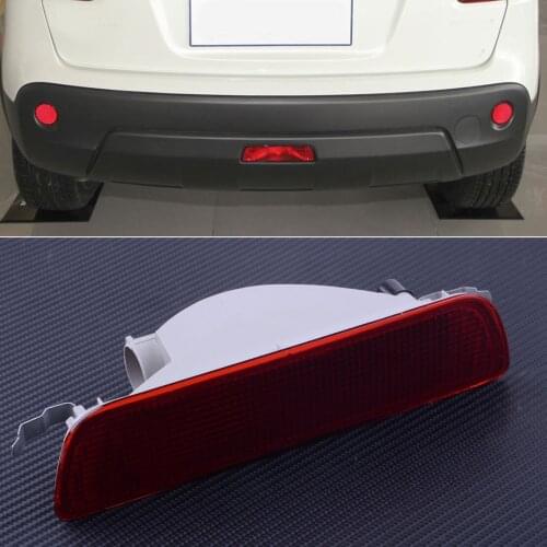 Red Rear Tail Central Bumper Fog Lamp Reverse Reflector Brake Lights Lamp Fit For Nissan Qashqai 2007 2008 2009 2011 2012 2013