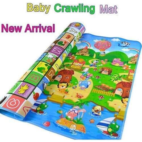 Cute Baby Kids Toddler Crawl Play Game Picnic Carpet Mat Letter Alphabet Farm Cartoon Mats