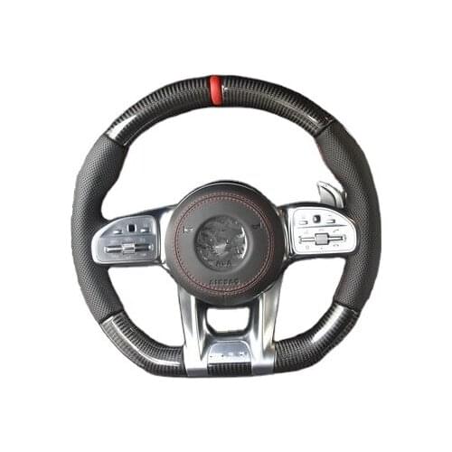 Customsized Carbon Fiber Steering Wheel racing car wheel For Mercedes W205 /W166/W222