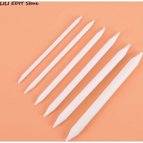 6pcs/set Blending Smudge Stump Stick Tortillon Sketch Art White Drawing Charcoal Sketcking Tool Rice Paper Pen Supplies