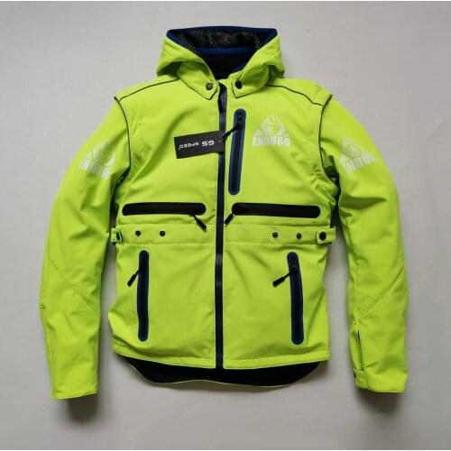 New Arrival Off Road Enduro Jacket 2in One Jacket with Removable Sleeve Hoodie