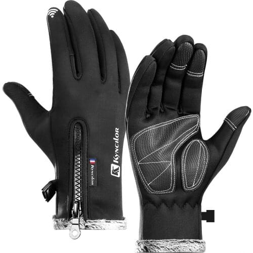 Winter Warm Men Ski Gloves Ladies Touch Screen Gloves Fashion Waterproof Windproof Plus Velvet Outdoor Sports Women Gloves