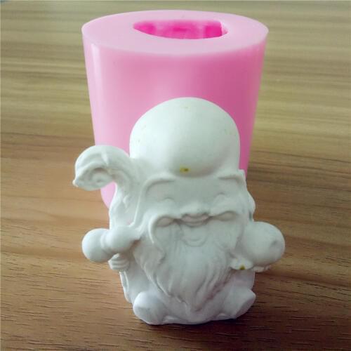 Great-Mold Chinese Buddha Silicone Candle Mold Decorating Craft Molds Silicone Molds for Candle Making