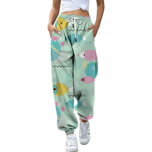 RANMO Women's Trousers Harem Pants