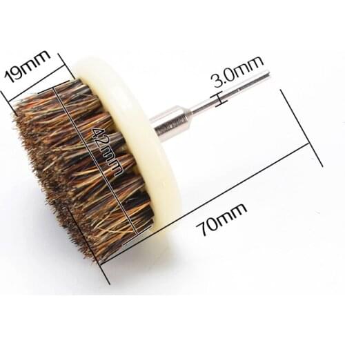 Wenwan brush walnut King Kong portable horse hair pig hair brush hair ponytail bodhi seed maintenance color paste brush