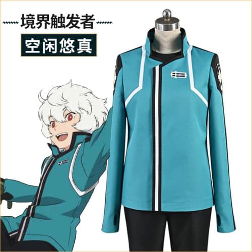 World Trigger Kuga Yuma Cosplay Costume Team Uniform Full Set Jacket Halloween Carnival Costumes for Adult Christmas Party Suits
