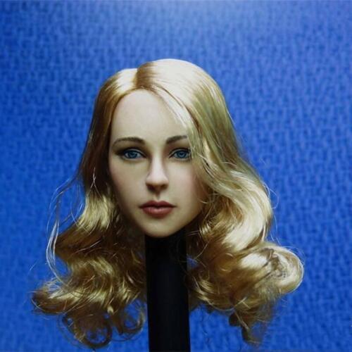 1/6 Scale Beauty Girl Head Sculpt BT017 Head Carving for 12 inches Action Figure Toys Collectible