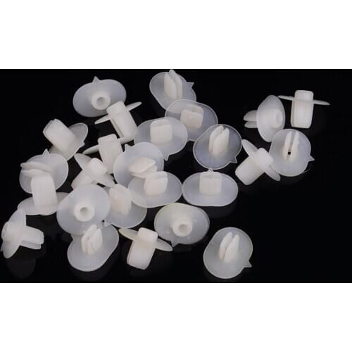 25Pcs 71144SR3A00 Nylon Bumper Grommet Nut Clip Retainer Fit for Honda Civic Accord CR-V Acura