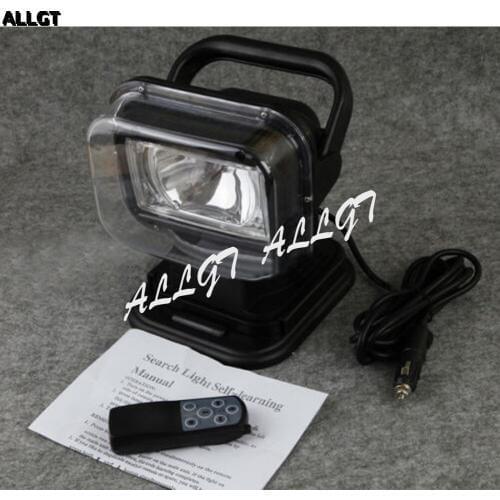 360 Degree Magnetic 55W 12V HID Search Work Light Wireless Remote Spotlight New