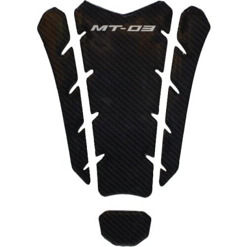 3D Carbon Fiber Motorcycle sticker Motorcycle Tankpad Protector Tank Pad Tankpad Protector Sticker For YAMAHA MT-03 MT-25 R3 R25