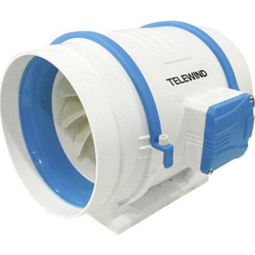 8 inch Silent Inline Duct Fan 220V Air Extractor Exhaust Ventilation for Home Bathroom Kitchen Ventilator