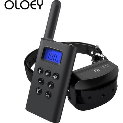 300M Pet Doggy Training Vibration Shock Collar Device Electronic Stop Dog Barking Waterproof and Rechargeable Training Equipment