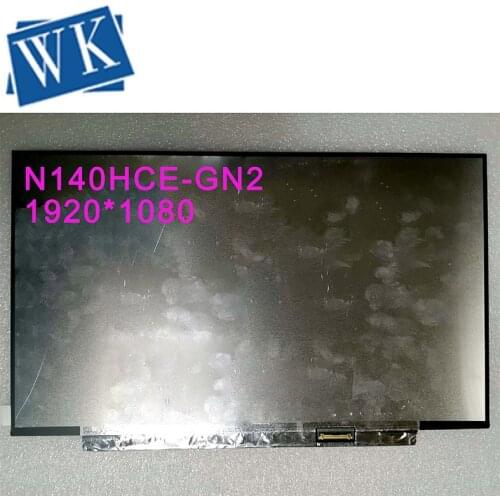 Free shipping 14.0"LCD Screen N140HCE-GN2 N140HCE GN2 Laptop Lcd Screen 1920*1080 EDP 30 Pins 72% NTSC Display