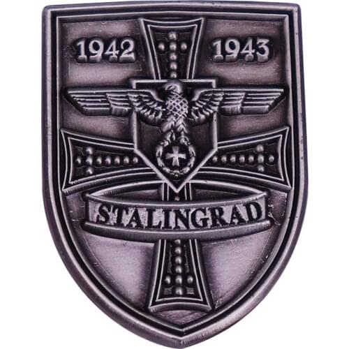 "Stalingrad 1942-1943" Battle Shield Badge brooch