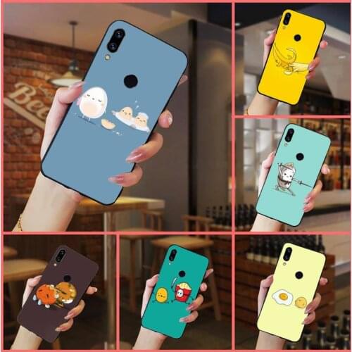 Japanese Fun cartoon food Sushi Phone Case For Xiaomi Redmi note 7 8 9 t k30 max3 9 s 10 pro lite