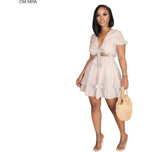 CM.YAYA Flared Summer Dresses