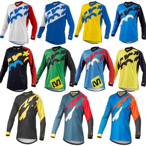 Cycling Jersey Mens Long Sleeve Bicycle Maillot MTB Shirt Downhill Uniform Wear Mountain Bike Clothing Motocross Clothes