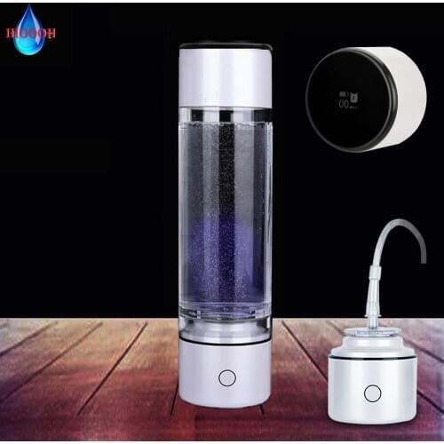 Smart Voice MRETOH 7.8Hz Nano Cup High Hydrogen Generator Water Bottle Electrolysis Ionizer Prompt IHOOOH Anti-Oxidation Product