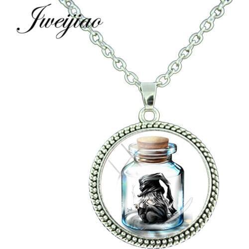 JWEIJIAO 2018 New Black Butler Necklace Japanese Cartoon Jewelry Glass Dome Anime Figure Photo Necklace BB18