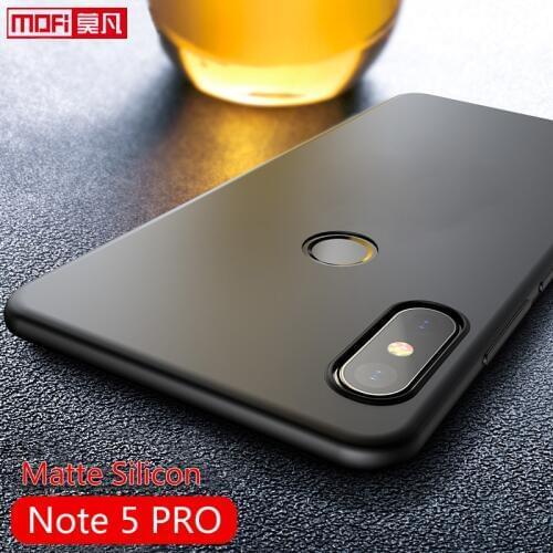 Matte case for xiaomi redmi note 5 pro case ultra-thin soft silicon back black slim coque global version xiaomi redmi note5 case
