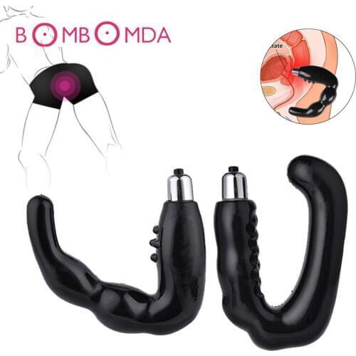 Male Silicone U Type Anal Butt Plug Prostate Massage Vibrator G spot Stimulation Dildo Vibrator Masturbator For Men Sex Products