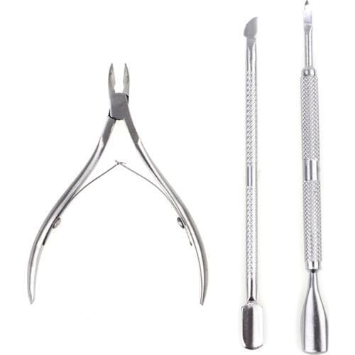 Professional multi nail cutical pusher set Manicure Tools kits Stainless Steel Toe Finger Nail Cutter Set Nipper pusher lot