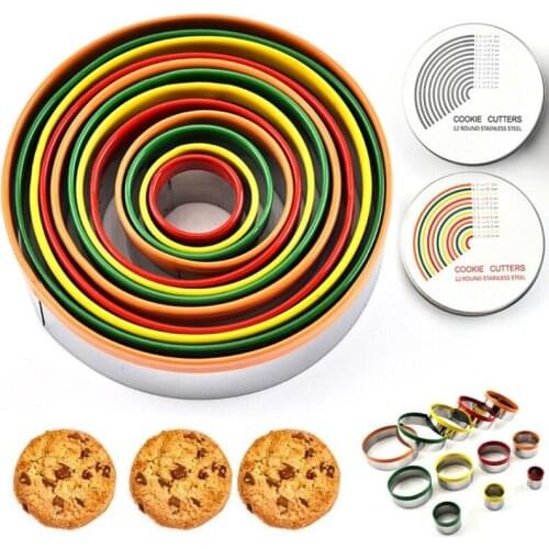 Stainless steel biscuit cutting Kit cookie cutters 12pcs/box