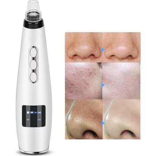 Set Portable Deep Cleaning Machine Blackhead Acne Artifact USB Rechargeable Water Cycle Electric Face Pore Deep Cleaning Machine