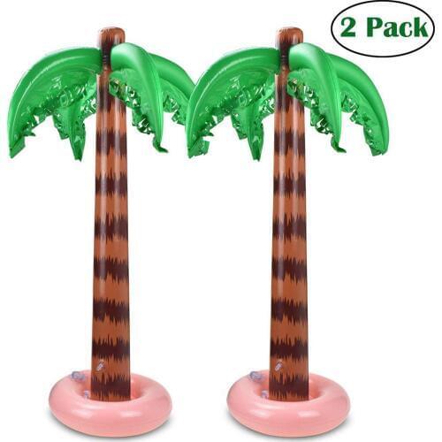 Inflatable Jumbo Coconut Palm Tree Toy Tropical Party Beach Decor Photo Props Toys Outdoor Supply providing long servicing life