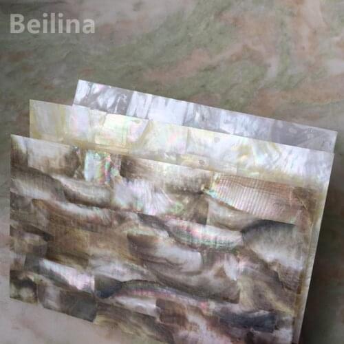 Natural Mother of Pearl Shell Sheets Laminated DIY Home Crafts and Furniture Inlay Carved Decoration Materials Size 240mm/140mm