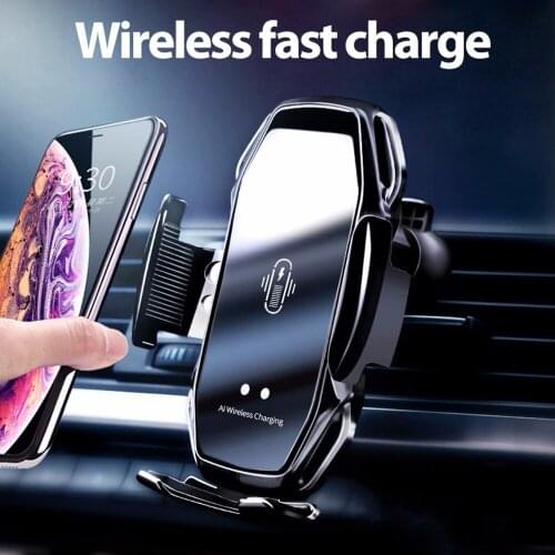 New Car Mobile Phone Bracket Phone Holder Wireless Infrared Automatic Induction 10W Fast Charging Mobile Phone Bracket