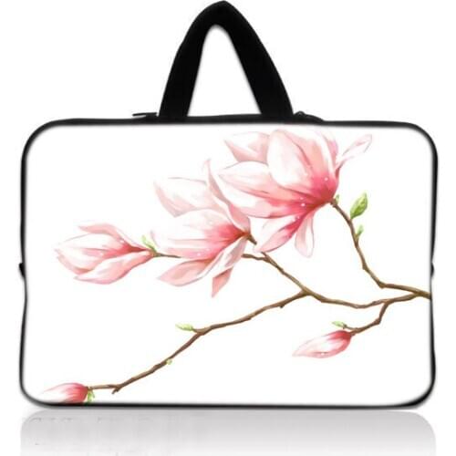 Flower New Sleeve Case Bag For Laptop 11 13 15 15.6 inch Notebook handle Bag For New MacBook Air Pro 13.3 15.4 Touch Bar