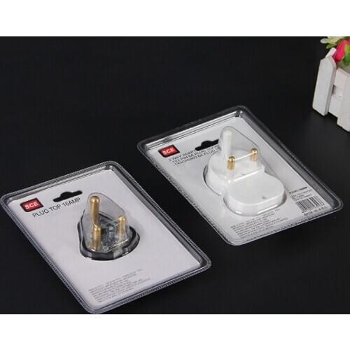 Plastic clamshell blister packaging for cable,Blister card printing round clamshell packaging manufacturers ---PX3053