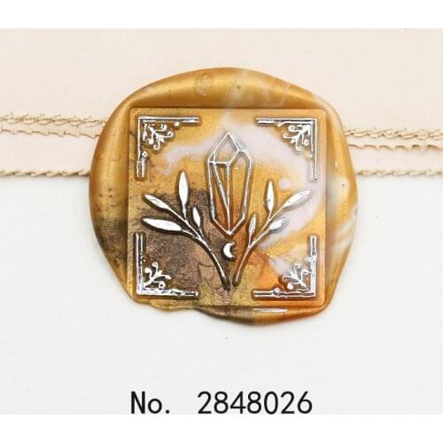 Flower and crystal column Wax seal stamp ,Party Wax Seal Stamp Kit invitation seals,gift envelop packing seal,Seal Stamp