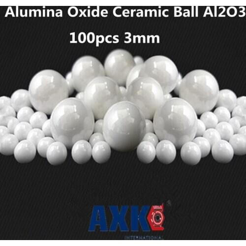 Alumina Oxide Ceramic Ball Al2o3 G20 100pcs Used For Pump/valve/flow-meter/etc. Ceramic Ball100pcs 3mm