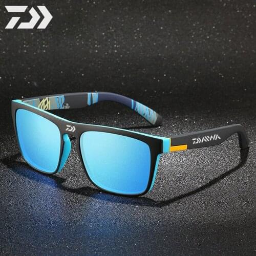 DAIWA 2021 Polarized Sunglasses Mens Driving Camping Hiking Fishing Classic Sun Glasses Outdoor Sports UV400 Eyewear GI061