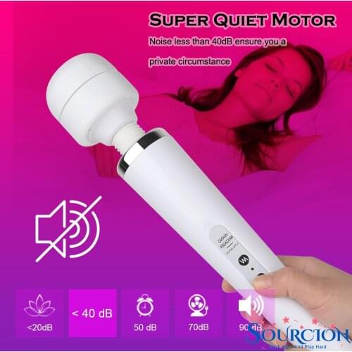 SWT Huge Magic Wand Clitoris Stimulator Vibrators for women USB Charge Big AV Stick Female G Spot Massager Adult Sex Toys for