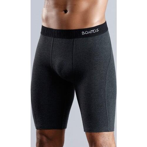 Long Mens Underpants Cotton Man Underwear Sexy Mens Panties Brand Boxers For Family Gay Boxershorts Boxer Male Shorts Calecon